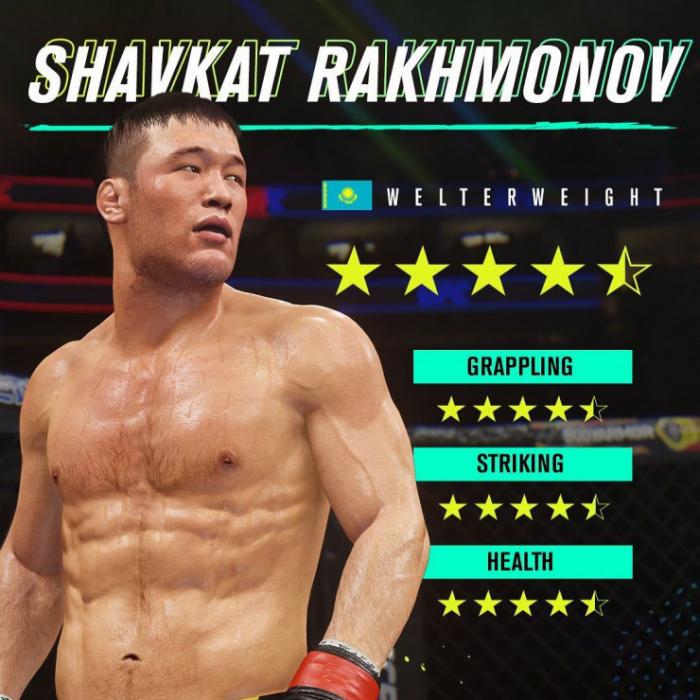 Казахстанский боец впервые в истории появился в игре UFC 4