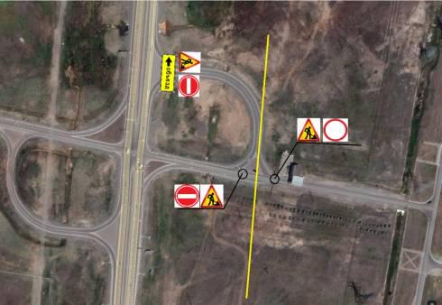 В Караганде планируются перекрытия участка автодороги