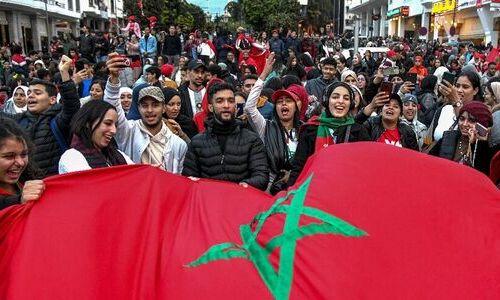 Фанаты сборной Марокко устроили безумие после исторической победы на ЧМ-2022. Видео