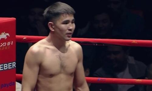 Неожиданным исходом закончился дебютный бой Армана Ашимова в боксе