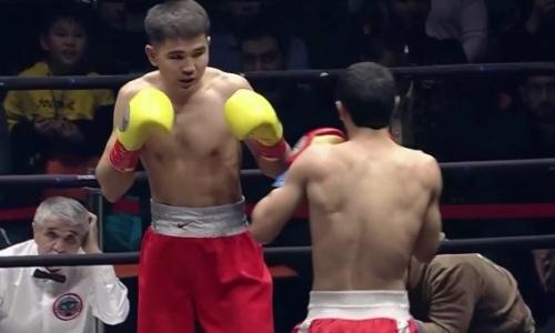 Видео дебютного боя Армана Ашимова в боксе
