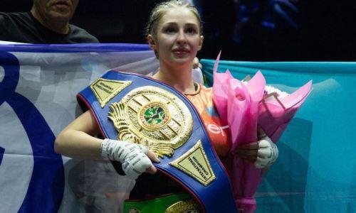 Самая сексуальная боксерша Казахстана сделала заявление после завоевания титула чемпионки мира