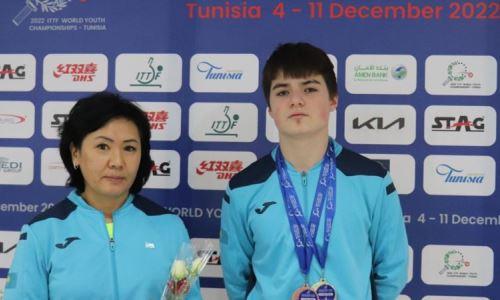 Казахстанец добыл еще одну медаль на ЧМ-2022 по настольному теннису