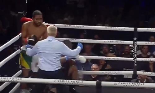 Нокаутом завершился титульный бой вызывавшегося драться с Головкиным призера ОИ-2012. Видео