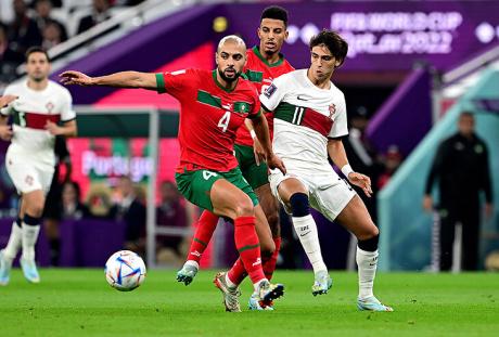 Марокко не пропустило от Португалии, Испании, Бельгии и Хорватии. Как устроена их игра?