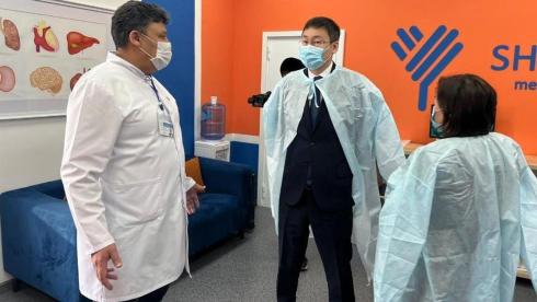 Первый вице-министр здравоохранения посетил медобъекты Карагандинской области