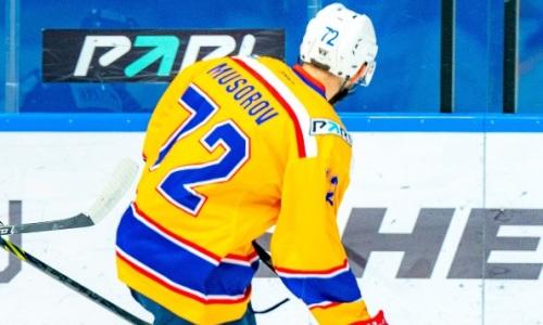 Казахстанский форвард отметился дублем в матче ВХЛ