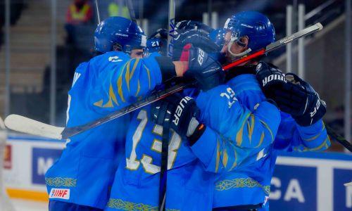 Казахстан выиграл третий подряд матч на молодежном чемпионате мира по хоккею