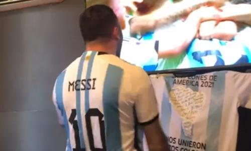 Из-за победы Аргентины на ЧМ-2022 «Месси» разбил телевизор. Видео