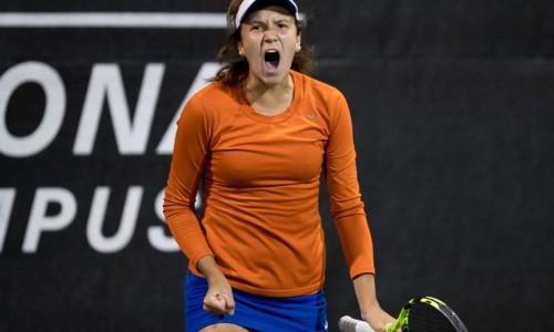 Казахстанская теннисистка вышла в четвертьфинал турнира в Новой Зеландии