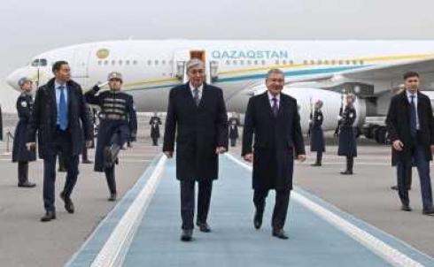 Касым-Жомарт Токаев прибыл с государственным визитом в Узбекистан