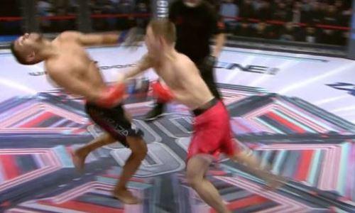 Казахстанский файтер жестко вырубил и заставил сдаться бразильца в главном бою турнира MMA. Видео