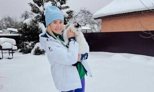 Первая олимпийская чемпионка-казашка показала новогодние фото