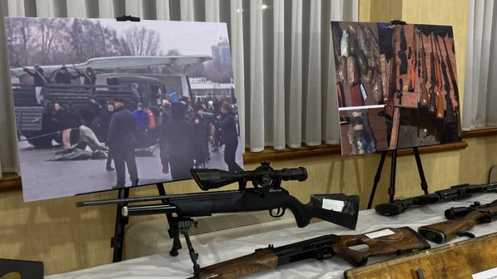 Январские события: изъятое оружие показали в Мажилисе
                05 января 2023, 10:20