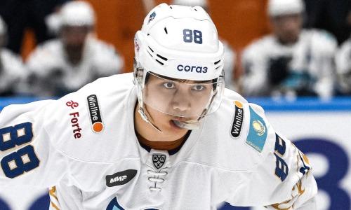 20-летний казахстанец провел 50-й матч в КХЛ