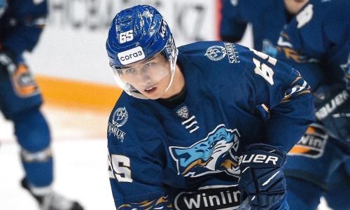 «Барыс» обратил внимание на юбилей хоккеиста сборной Казахстана в КХЛ