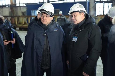 Министр национальной экономики спустился в шахту в Улытауской области