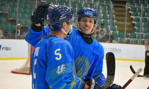 Прямая трансляция матча Казахстана за «бронзу» хоккейного турнира Универсиады-2023
