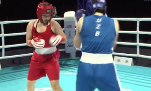 Казахстан — Узбекистан 0:3. Видео полного боя в полуфинале ЧА-2023 по боксу до 22 лет