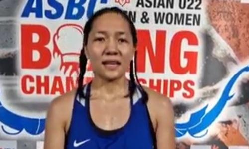 Чемпионка Азии до 22 лет из Казахстана прокомментировала «золотую» победу над боксершей из Узбекистана