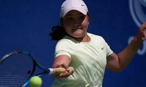 Юная казахстанская теннисистка выступила в финале приуроченного к Australian Open турнира