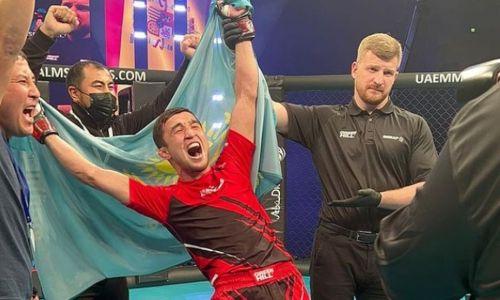 Чемпион мира по ММА из Казахстана одержал вторую победу в профи за месяц