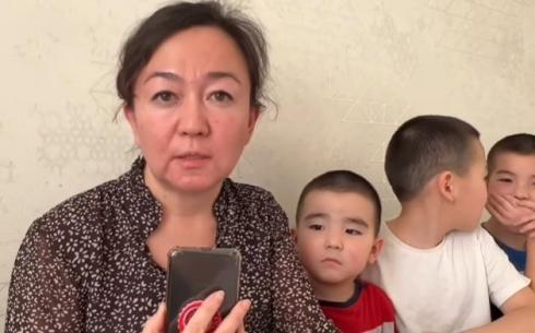 Шокирующее видеообращение записала мать троих детей начальнику Департамента полиции Карагандинской области