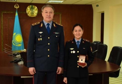 Награждение сотрудников-спортсменов прошло в ДП Карагандинской области