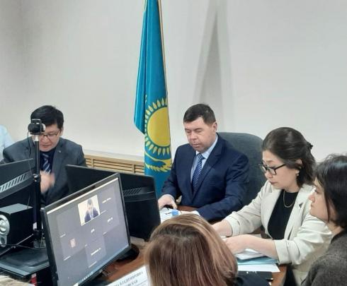 Состоялось расширенное заседание коллегии по итогам деятельности Департамента санитарно-эпидемиологического контроля Карагандинской области за 2022 год