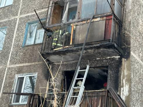 В 14-ом микрорайоне Караганды горела квартира: владелец получил ожоги
