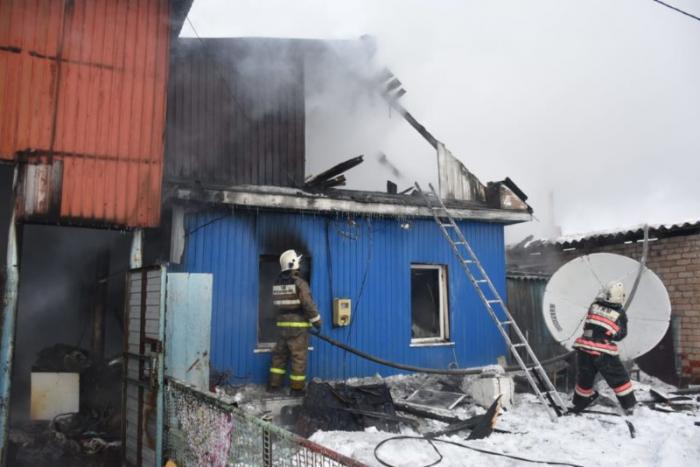 В Петропавловске ликвидирован пожар  в жилом доме   