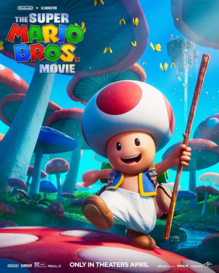 Донки Конг и Тоад попали на новые постеры экранизации «Марио»