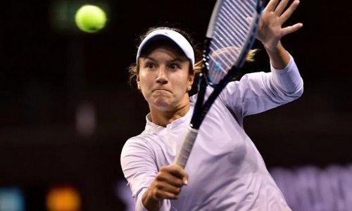 Казахстанская теннисистка неудачно стартовала на турнире в Дубае