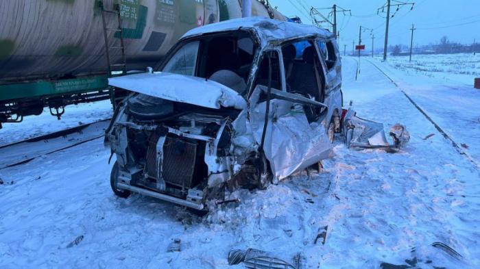Авто столкнулось с поездом в Акмолинской области: погибли 3 человека
                20 февраля 2023, 10:54