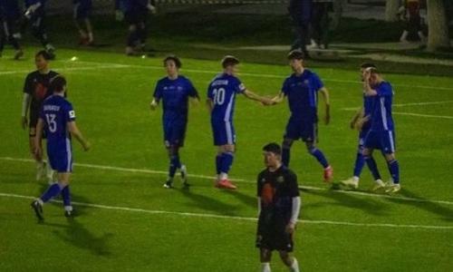 Казахстанский клуб забил три гола узбекистанскому и одержал победу