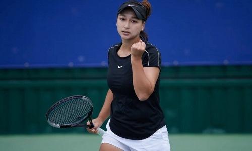 Казахстанка вышла в четвертьфинал одиночки ITF в Куала-Лумпур