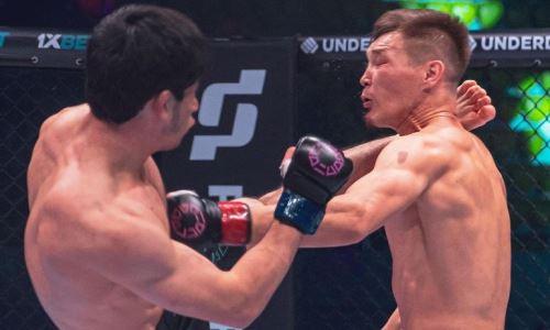 Бой казахстанского файтера с узбекистанцем признан лучшим на турнире MMA. Видео