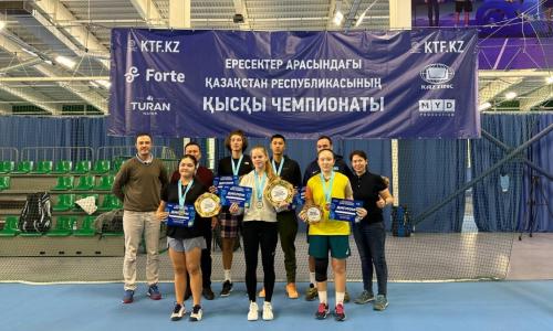 14-летняя теннисистка стала чемпионкой Казахстана среди взрослых