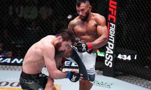 Видео полного боя «Двойника Хабиба» с наказанием за неожиданный поступок и дебютом в UFC. Видео