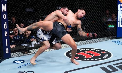 Таджикский боец с рекордом дебютировал в UFC и поразил непобежденного соперника. Видео