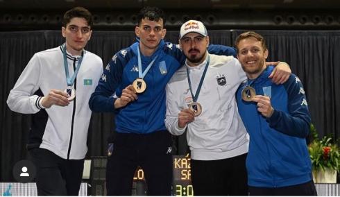 Карагандинский саблист завоевал серебро на Кубке мира по фехтованию