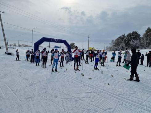 В Каркаралинске прошел Республиканский марафон по бегу на лыжах