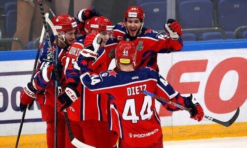 Гол Даррена Дица помог ЦСКА выйти вперед в серии плей-офф КХЛ