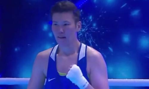 Быстрым нокаутом закончился бой казахстанки на женском ЧМ-2023 по боксу