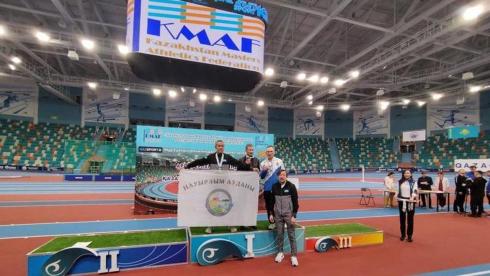 Спортсмен-любитель из Сарани завоевал три медали на чемпионате Казахстана по лёгкой атлетике