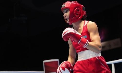 Казахстанская чемпионка нокаутом выиграла первый бой на ЧМ-2023 по боксу