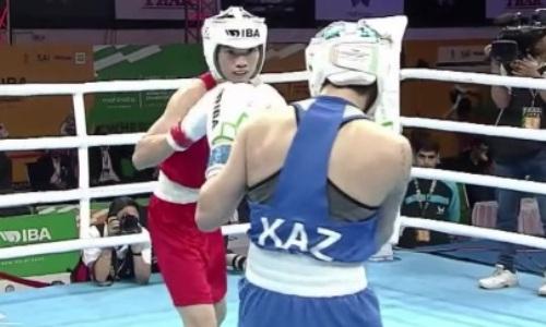 Видео сенсационного поражения двукратной чемпионки мира из Казахстана на старте ЧМ-2023 по боксу