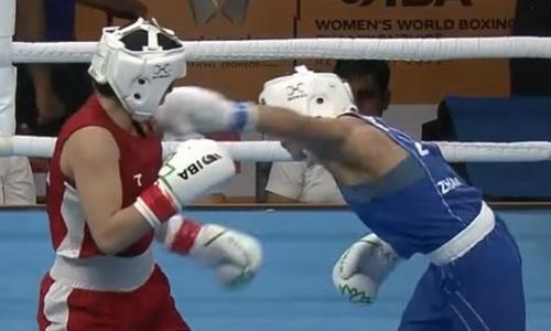 Как казахстанская боксерша несмотря на предупреждение и нокдаун победила чемпионку мира из Узбекистана. Видео