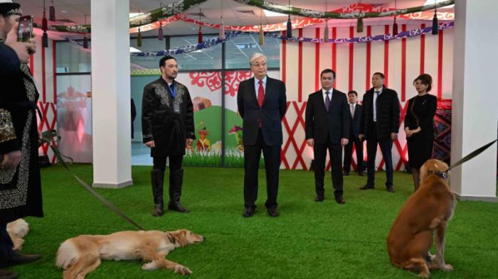 Президент осмотрел выставку собак породы тазы
                21 марта 2023, 15:05