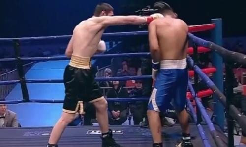Боксер из Казахстана оформил пятый нокаут подряд